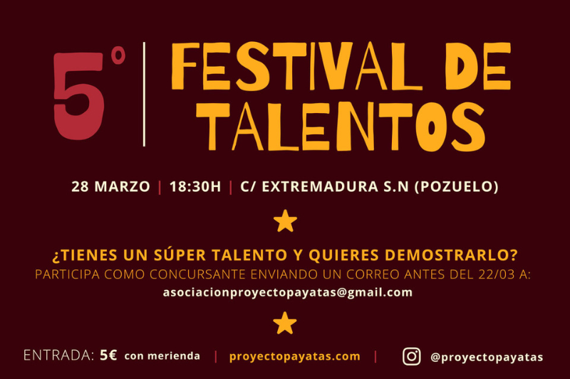 Festival de Talentos en Pozuelo a favor del Proyecto en Filipinas, Payatas el vertedero de Manila. Fundación Luis Orione - Blog - FLO